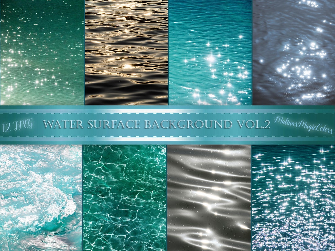 12 Realistic Water Surface Background Vol.2 Realistic Water Etsy