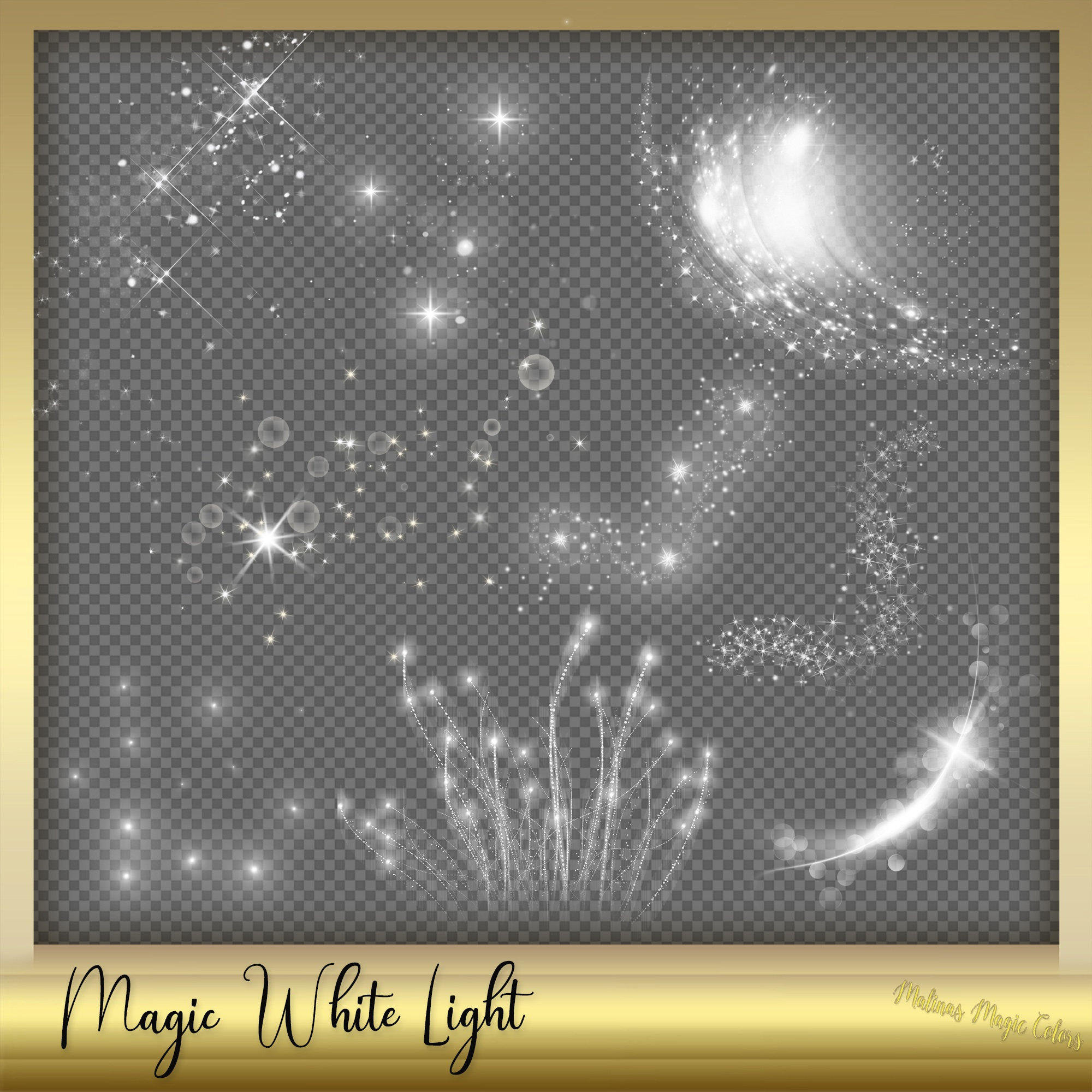 Magic White Light Effect Magic Light Fairy Dust Overlay Fairy Dust Brushes Stardust Clip Art