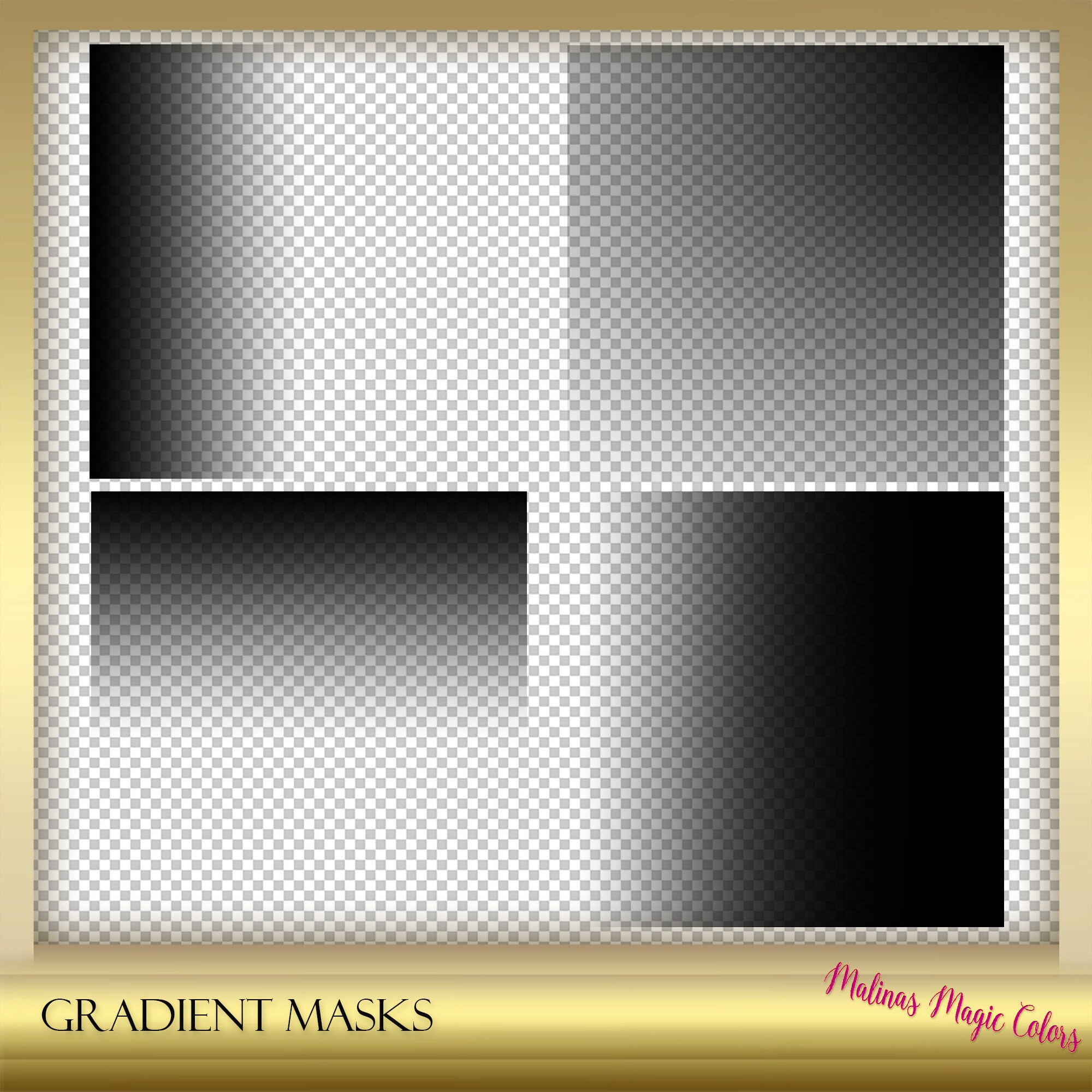 Gradient Masks - Black Gradient - Horizontal Gradient - Linear Gradient ...