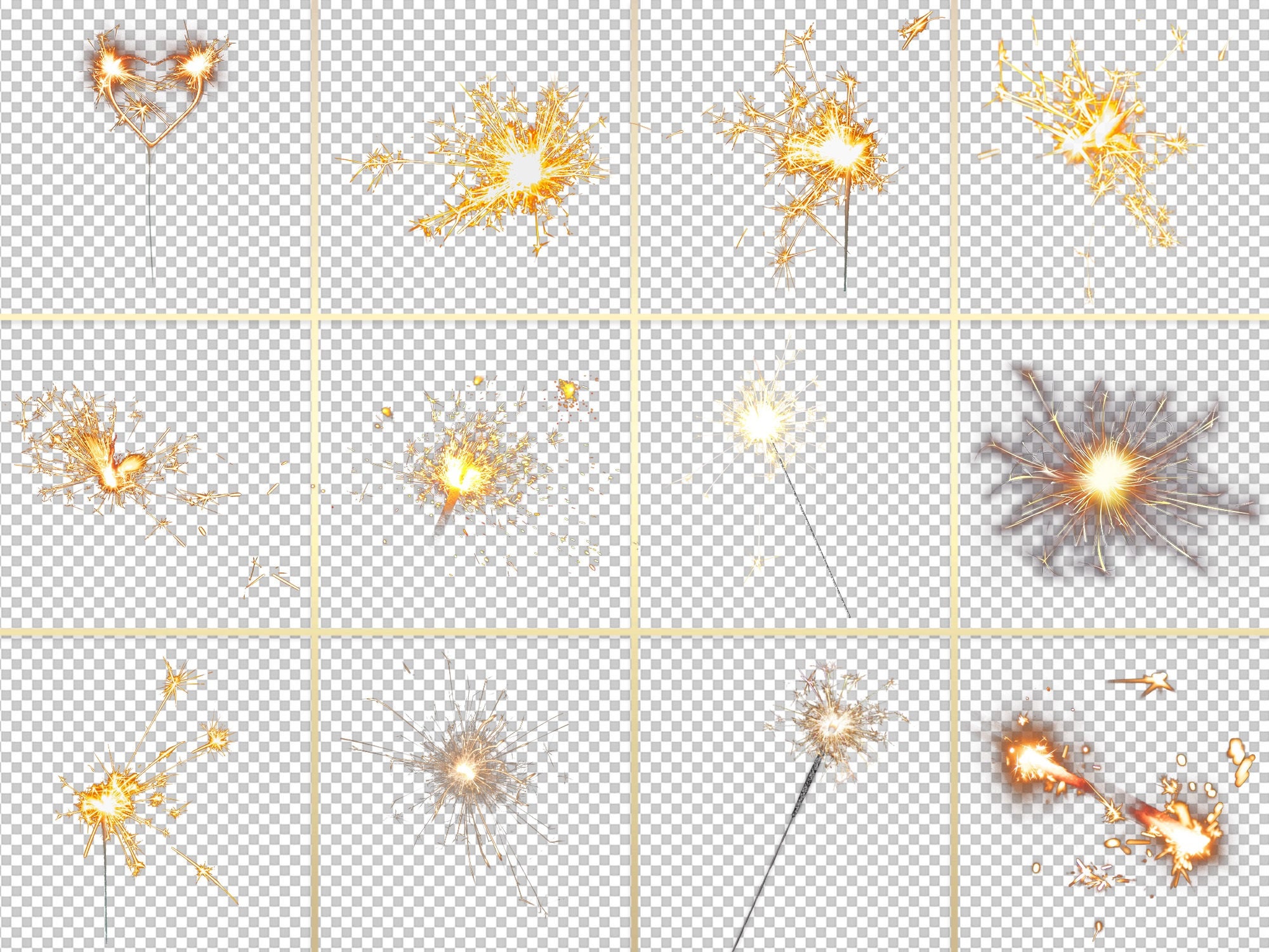20 Sparkler Lights Photo Overlays - Sparkler Photoshop Overlay ...
