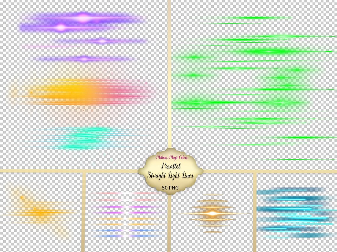 Parallel Straight Light Lines - Light Line Overlay - Linear Light ...