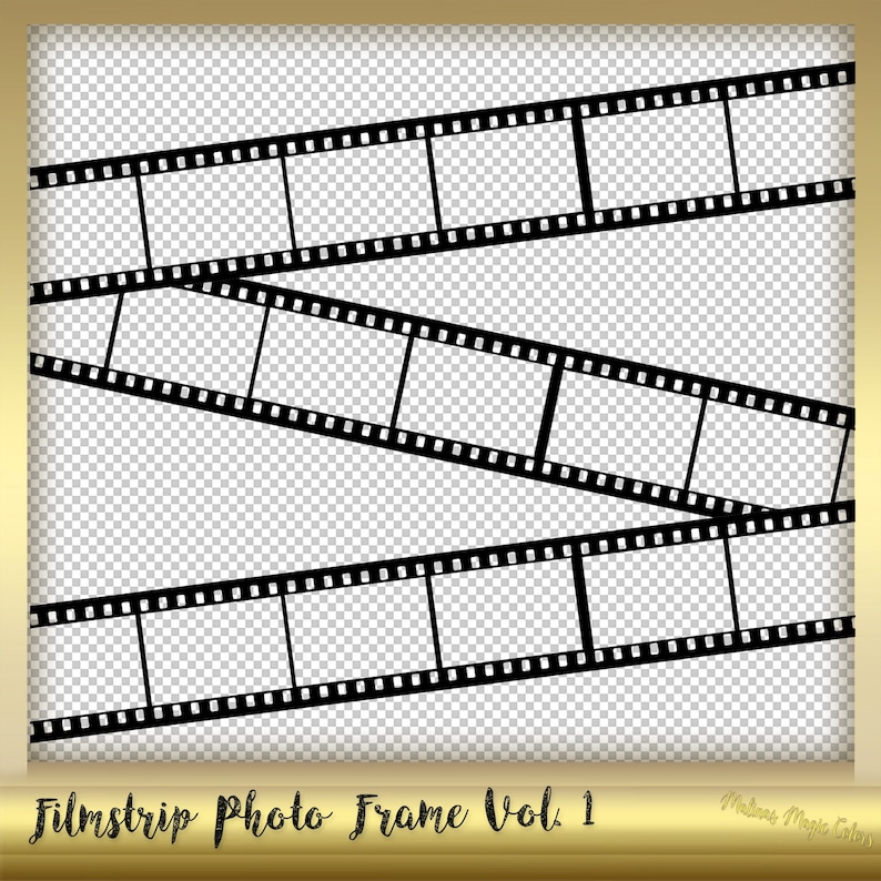 6 Filmstrip Photo Frame Vol. 1 - Photo Filmstrip - Digital Filmstrip ...