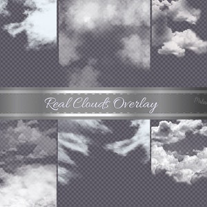 Puede incluir: Un conjunto de 15 imágenes PNG con diferentes superposiciones de nubes. Las nubes son blancas y parecen realistas, con diferentes formas y tamaños. Las imágenes son perfectas para agregar un toque de realismo al arte digital o la fotografía.