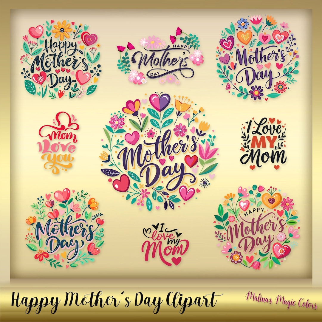 Happy Mother's Day Hand Lettering - Text Effect Happy Mother's Day ...