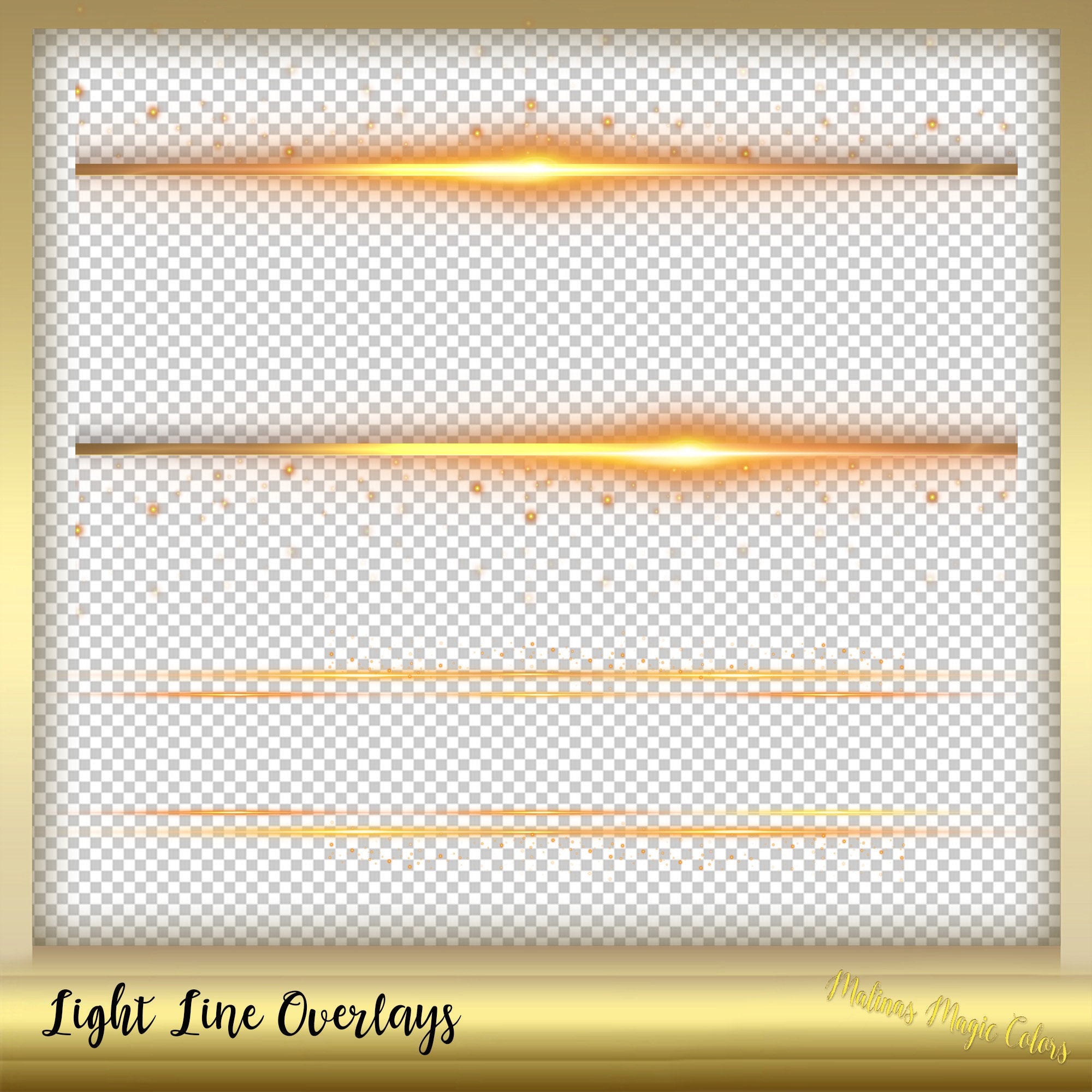 5 Light Line Overlays Light Line Effect Spot Light Effect Instant ...