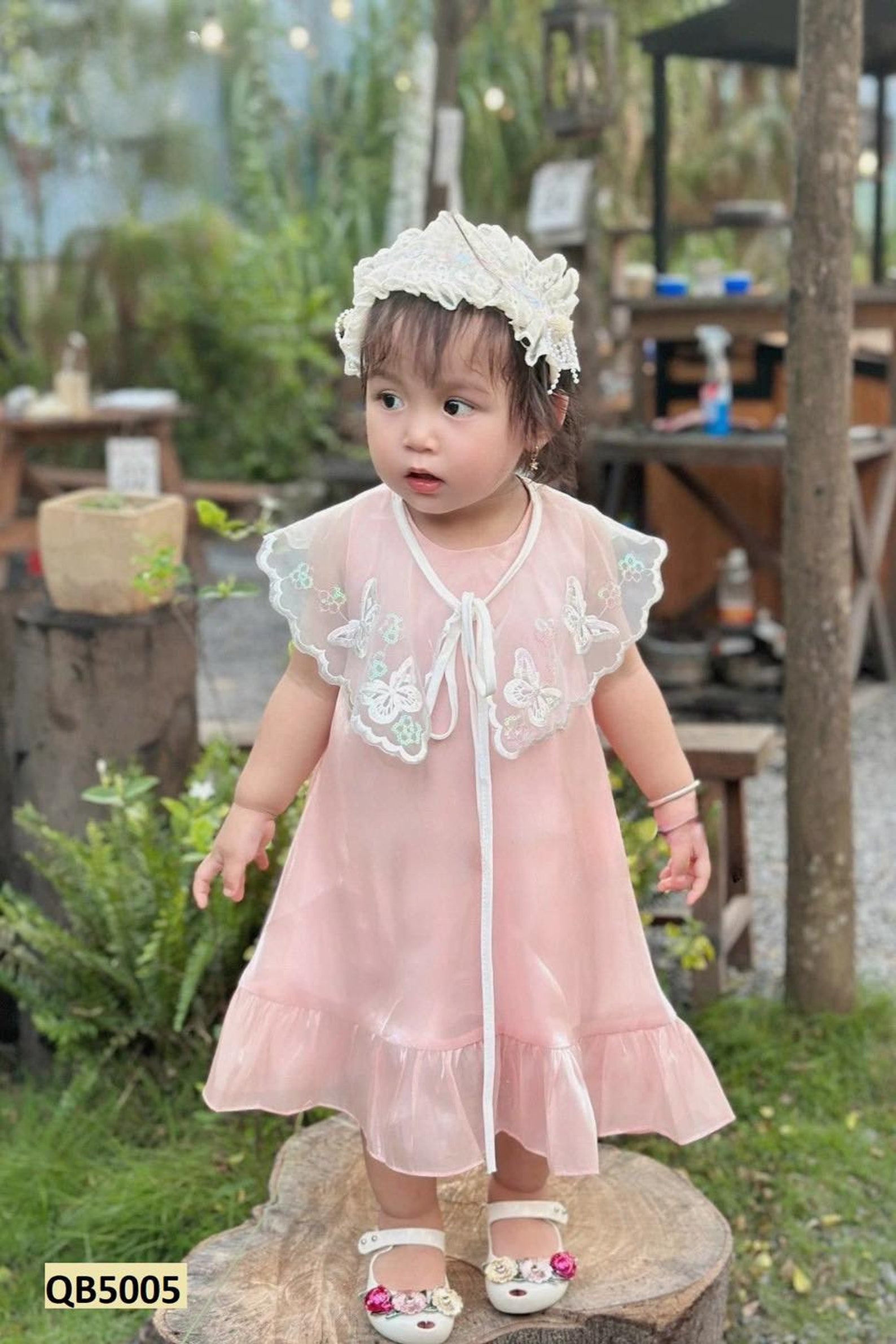 Grey & Pink - Infant Girl's Dress main image 0
