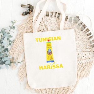 Tunisian Harissa Tote Bag, Tunisian Gift, هريسه, Du Cap Bon