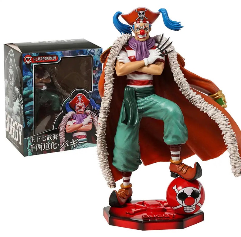 One Piece Four Emperors the Clown Buggy Anime Action Figure Etsy Canada