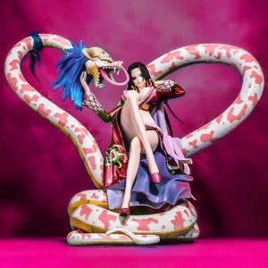20CM Anime One Piece Figure POP Snake Empress Boa Hancock Sitting