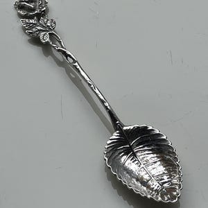 Antique Hildesheimer Rose 835 Silver sugar or cream spoon - Etsy 日本