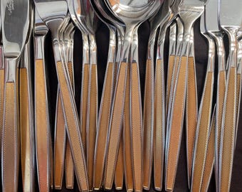 Marc Newson Qantas カトラリー16ピースセット 新品未使用 Noritake Marc Newson 16pce 18/10 Stainless Steel Cutlery Set Silver