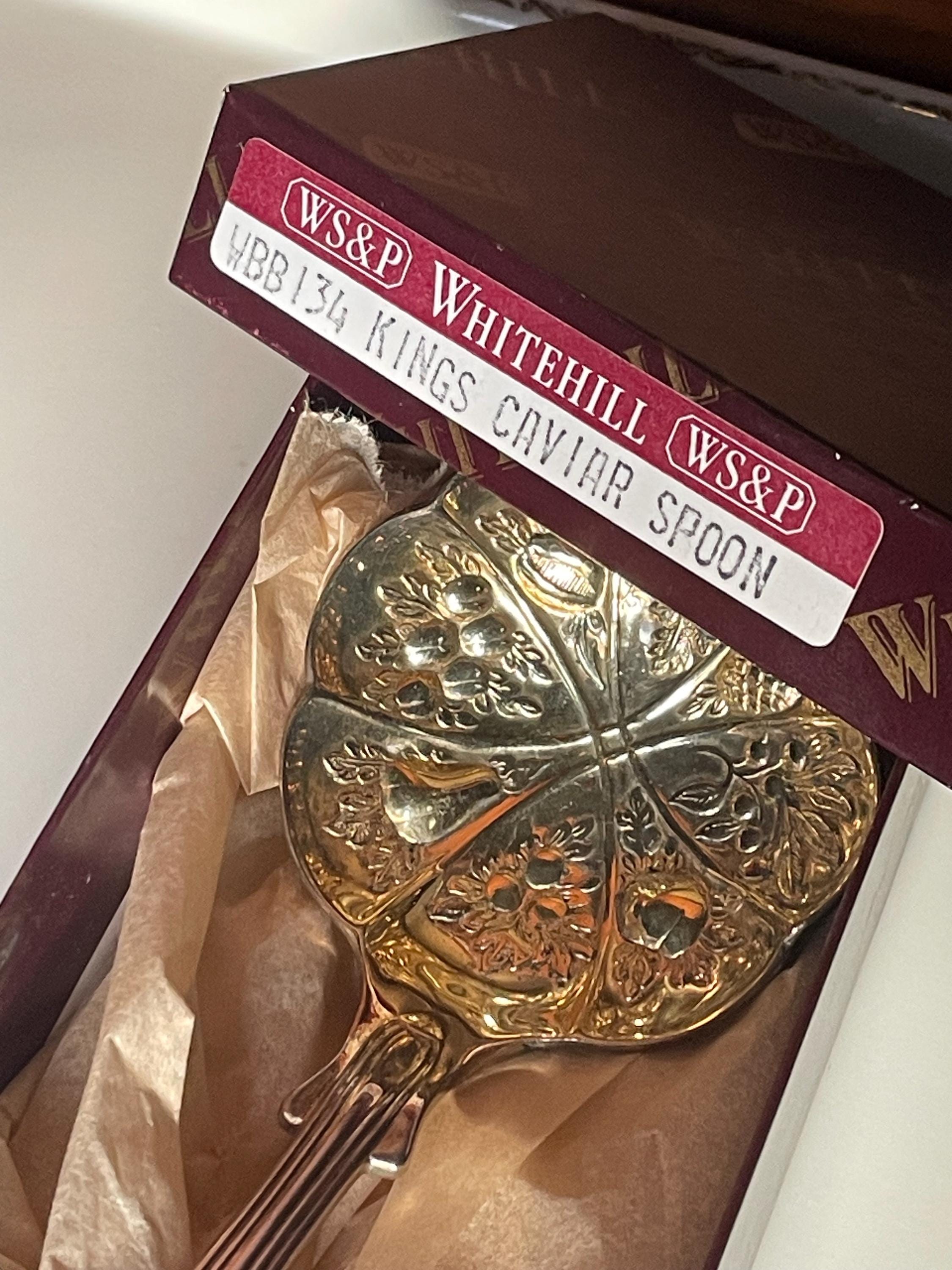 キングスパターンシルバープレートキャビア/ベリースプーン - Etsy 日本