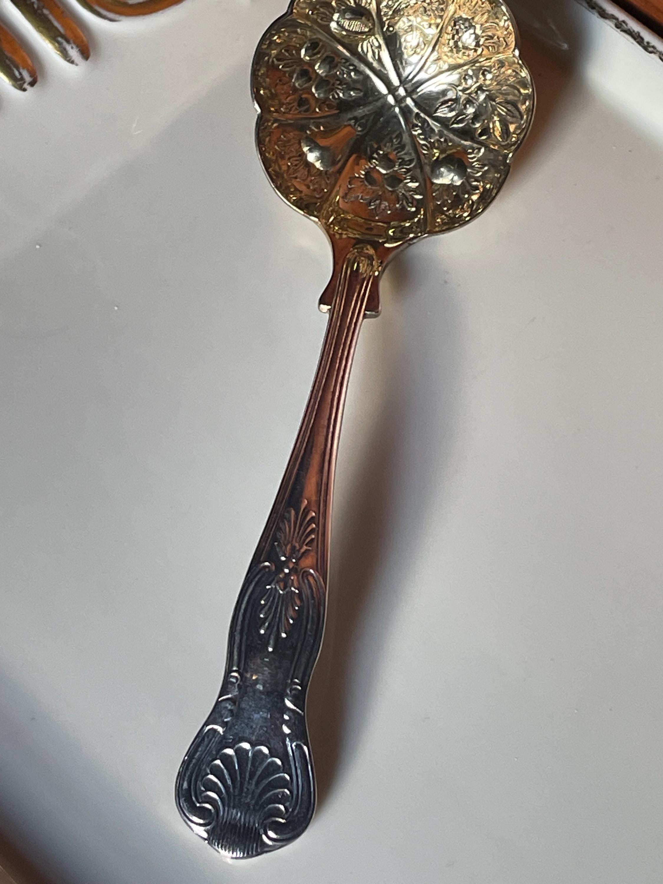 キングスパターンシルバープレートキャビア/ベリースプーン - Etsy 日本