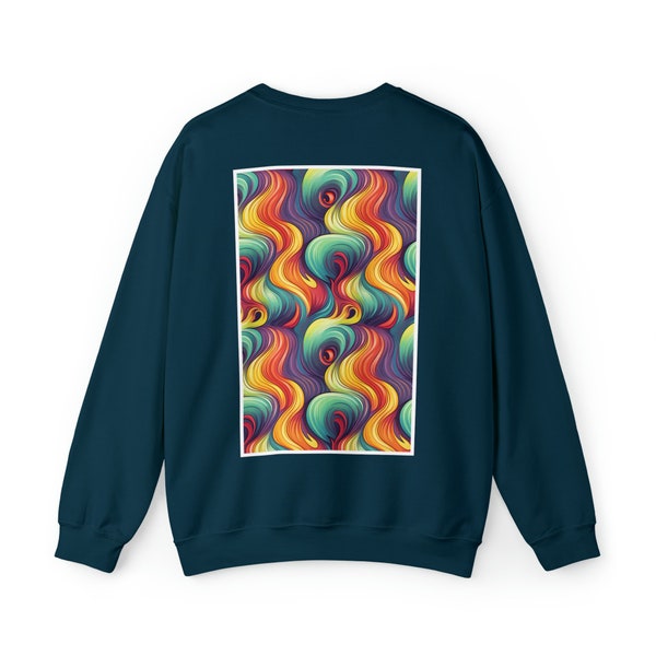 Reggae Leaf Psychedelic Women's Sweatshirt