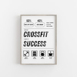 Crossfit Boxing Rules Poster | Digital Download | Crossfit Culture Poster | CrossFit training rules | Crossfit Boxing Rules | Crossfit posters