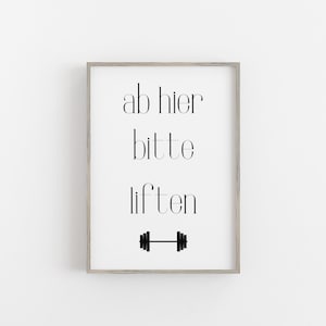 Fitness Poster Digital Download | Gym Wall Art | Fitness Inspiration | Home Gym Decor Poster | Fitness Lover Poster | Fitness motivation