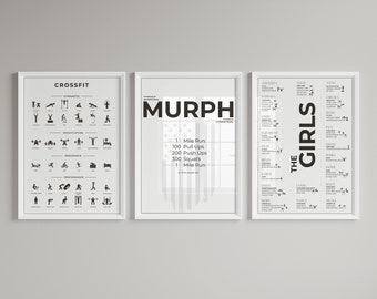 Crossfit Poster Bundle Digital Download Crossfit Posters PDF