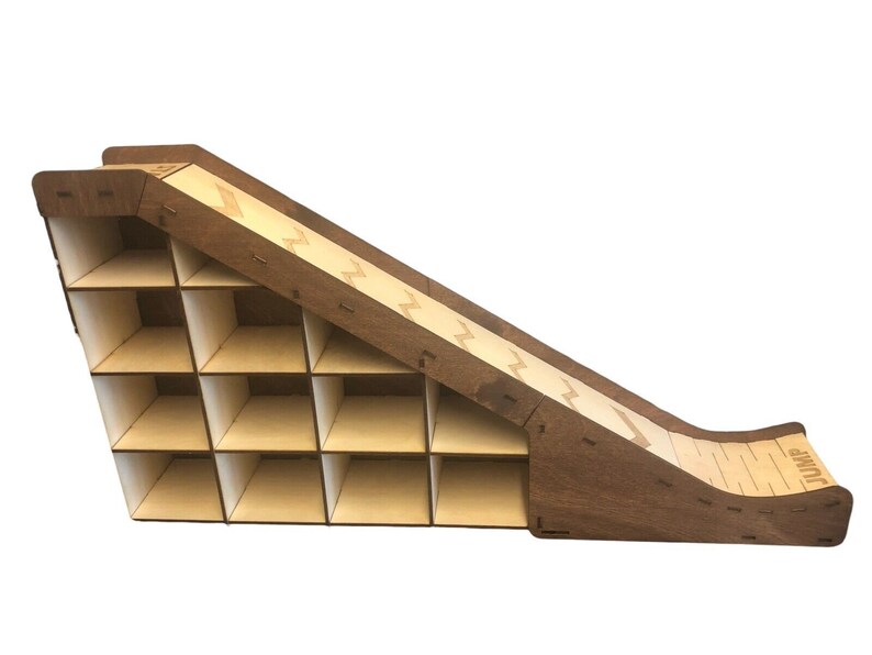 Giant Toy Car Jump Ramp With Car Storage. Toy Car Jump Ramp. Wooden Toy