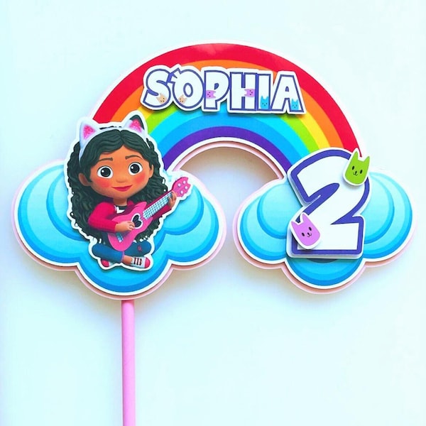 Decorazione per torta ispirata a Gabby