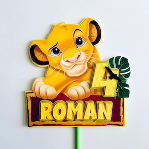 Lion King Cake Topper.
