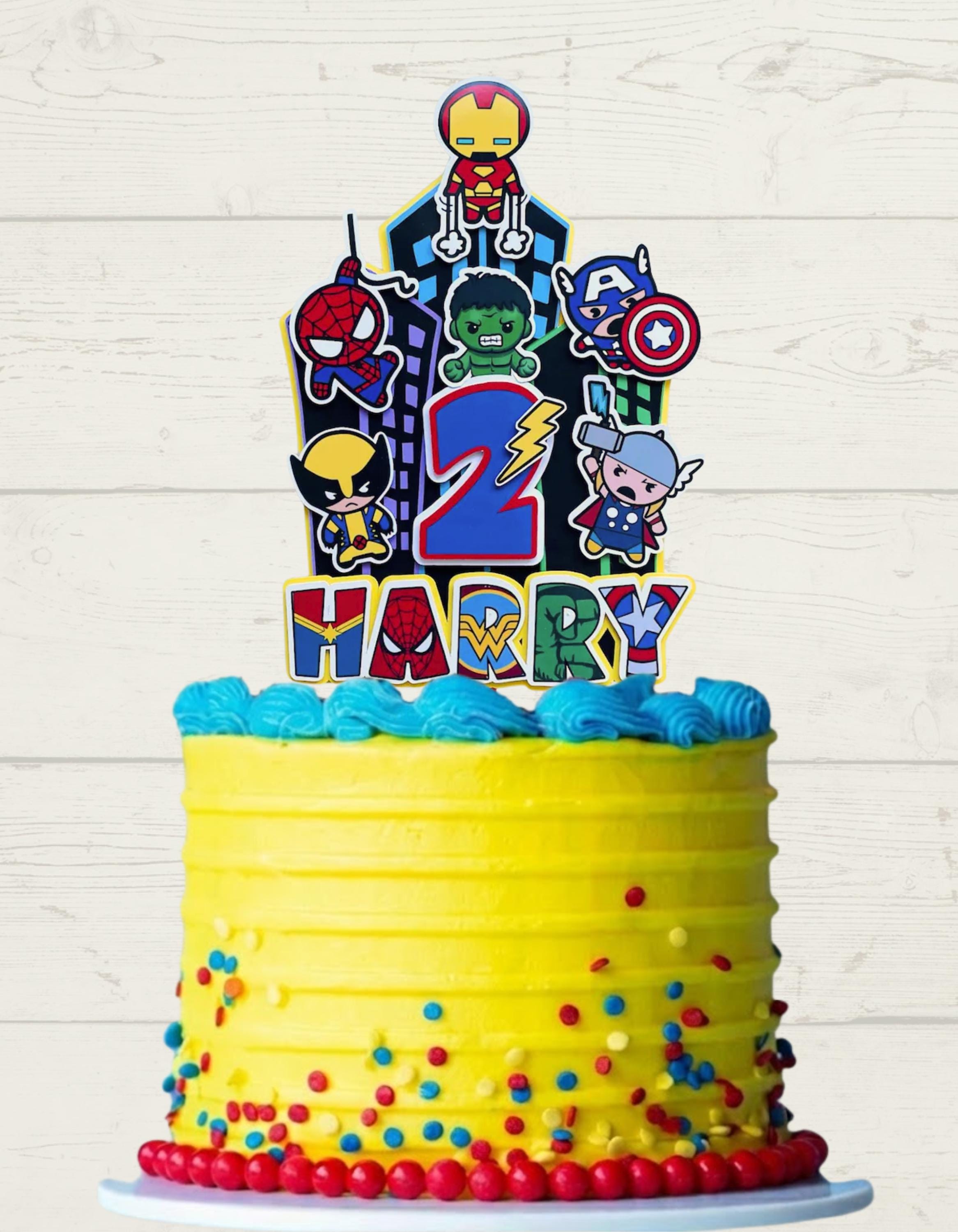 Décoration Gâteau Héros 20 Pièces - Mini Figurines Cartoon Pour Gâteaux Anniversaire Enfants