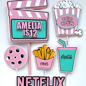 Movie cake topper
