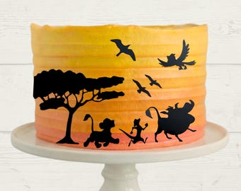 Lion king cake topper