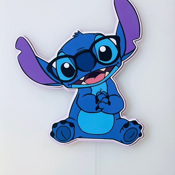 Stitch cake topper.