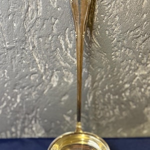 Antique Silver-Plated Ladle h- 30 cm (11,81&quot;) – Elegant Swedish Design Ultra Prima ALP 32 gr