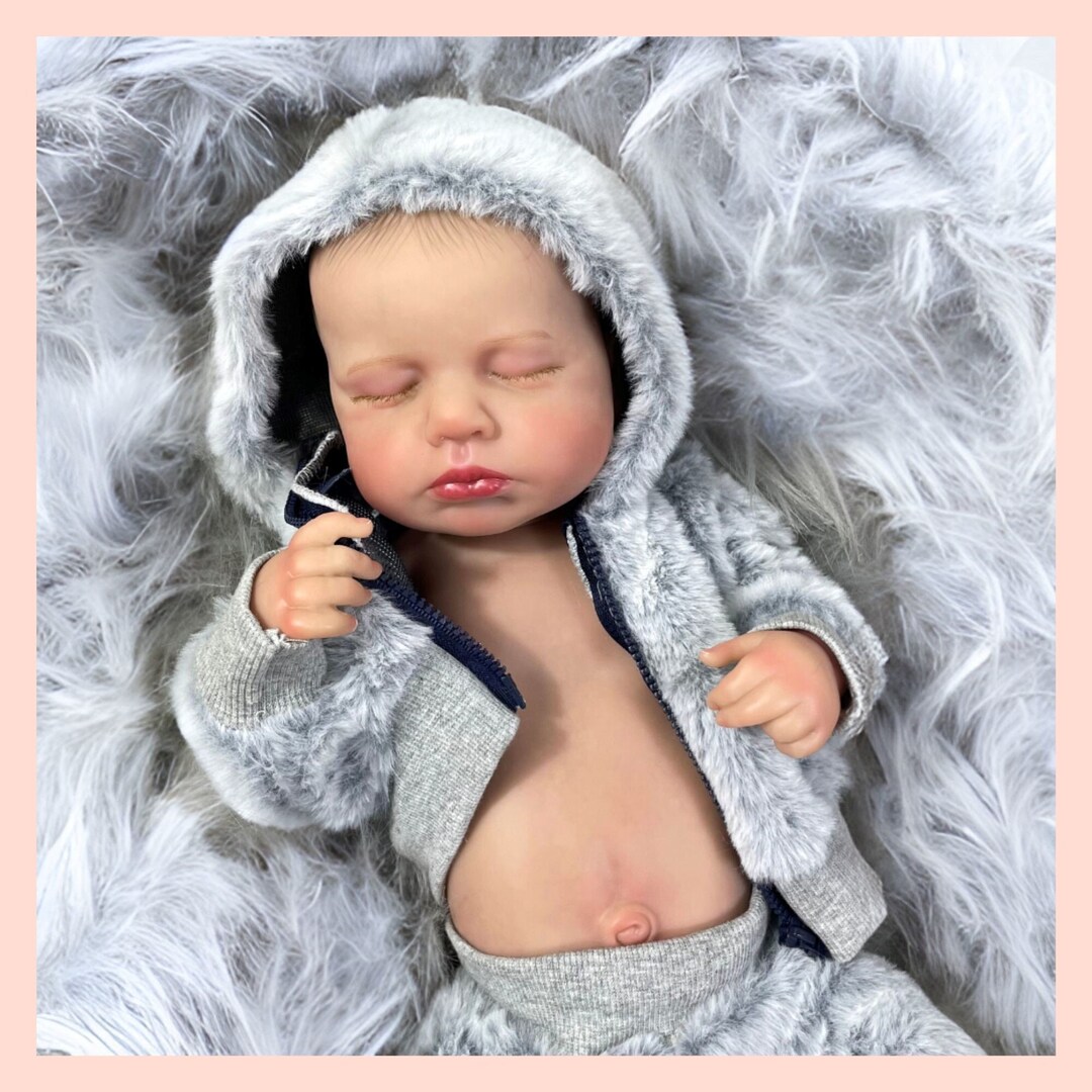 50CM Full Vinyl Body Girl Waterproof Reborn Doll