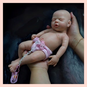 12" Reborn Realistic Lifelike Full Body Silicone Doll, Reborn Baby Doll, Hand Made Boy/Girl Doll, Waterproof, Dolls Toy Gift