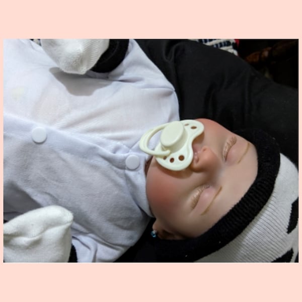 Dormir Reborn 48CM réaliste réaliste poupée de corps en tissu doux, poupée de bébé Reborn, poupée faite à la main, poupées jouet cadeau pour les enfants
