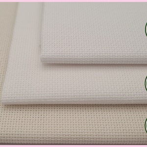 Zweigart Aida 18 Kreuzstich-Leinwand – 100% Baumwolle, 150 X 50 Cm | Hochwertiger Stoff Für Handarbeit & Stickerei