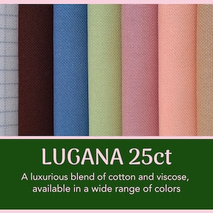 Zweigart Lugana 25 Count Evenweave Rayon Blend 25ct Fabric