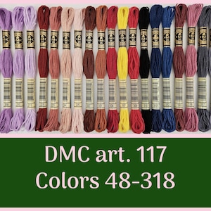 DMC-borduurgaren art. 117: kleuren 48-318