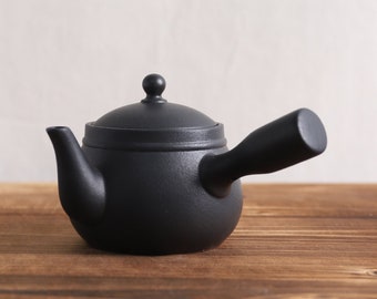 Ceramic KyusuTeapot Chinese Stovetop Tea Pots 410ml