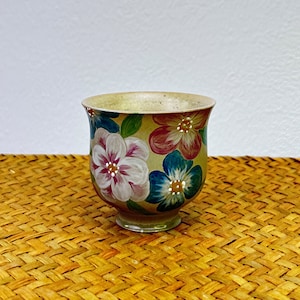 Hand-painted Flower Ceramic Tea Cup 140ml