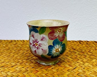 Hand-painted Flower Ceramic Tea Cup 140ml