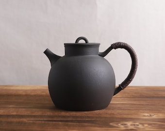 Volcanic Stone Large Ceramic Teapot Charcoal Tea Kettle Boiling Teapot 800ml