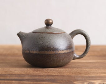 Bronze Ceramic Teapot Xishi Pottery Tea Pot