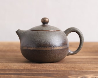 Bronze Ceramic Teapot Xishi Pottery Tea Pot