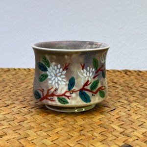Hand-painted Flower Ceramic Tea Cup 150ml