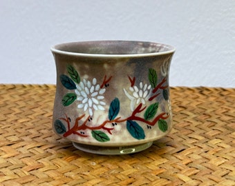 Hand-painted Flower Ceramic Tea Cup 150ml
