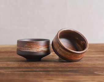 2pcs/ set Handcrafted Ceramic Tea Cup Set