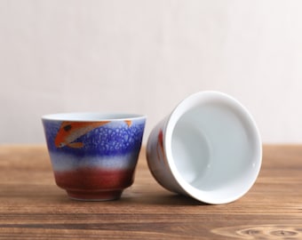 Cute Fish Ceramic Tea Cup Asia Kung Fu Cup 100ml