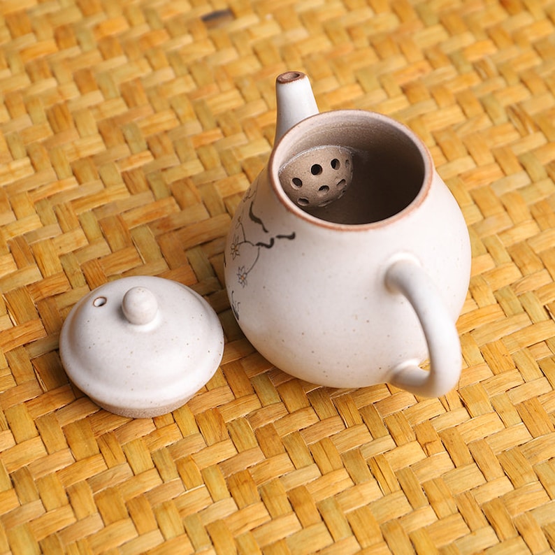 Hand-painted Ceramic Teapot Traditional Gongfu Tea Pot 90ml image 3