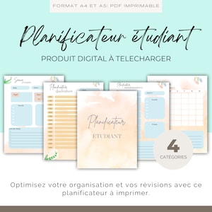 デイリー プランナー、ウィークリー プランナー、マンスリー プランナー、プランナー セット、フランス語のプランナー インサート