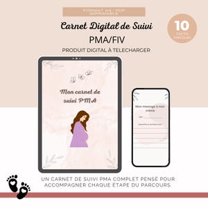 Carnet Digital de Suivi FIV / PMA – Organisateur & Journal Complet à imprimer - IVF Planner