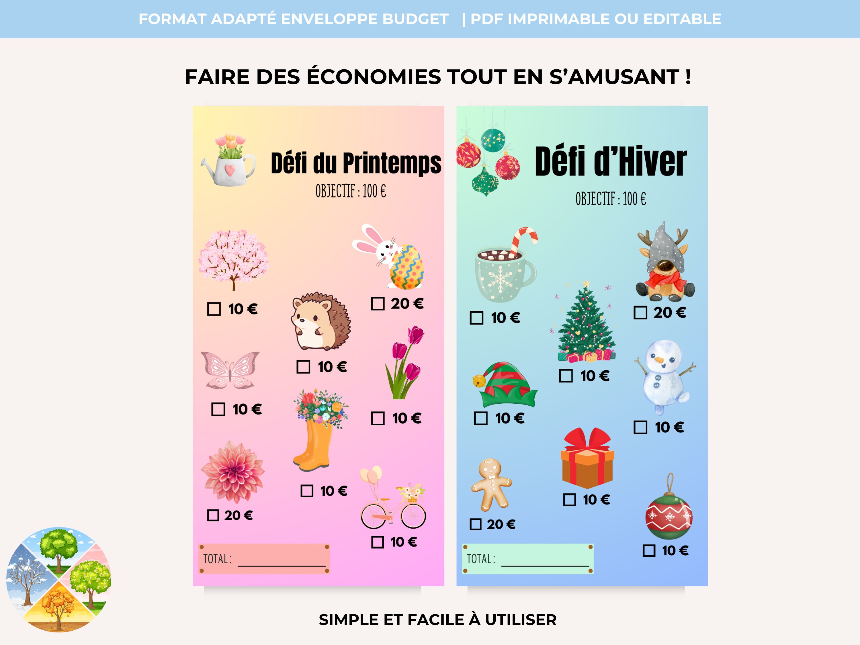 D fi Saisons 2024 conomie D fis pargne En Fran ais Challenge Saisons 