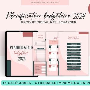 Budget Planner, French Planner, Digital Planner, Expense Tracker, To Do List, Printable PDF, Monthly Budget, Budget Envelopes